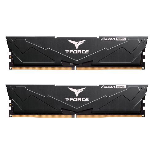 Team T-Force Vulcan 64GB DDR5 6000MHz CL38 XMP EXPO Black RAM Kit Team T-Force Vulcan 64GB DDR5 6000MHz CL38 XMP EXPO Black RAM Kit